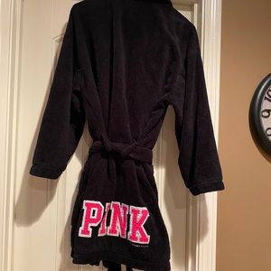 Black Victoria Secret “pink” robe